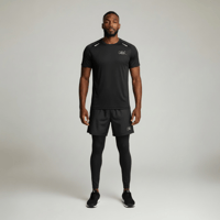 Image 5 of Men’s 5-Piece Compression Gym Set – RS Reflective Edition