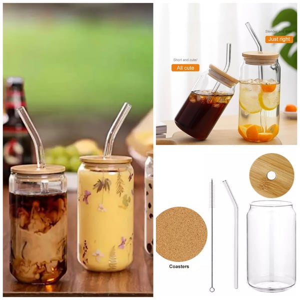 Image of Glass Can Cup