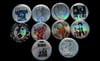 METAL/PUNK/NOVELTY **HOLOGRAPHIC** 2.25" Buttons 