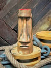 Moai - Stone w/ lava red