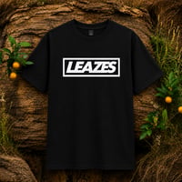 Leazes Tee - Front Logo - BLACK