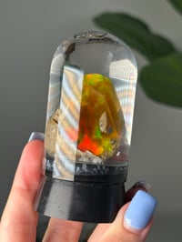Image 5 of LARGE ETHIOPIAN WATER OPAL -SEALED GLOBE- A