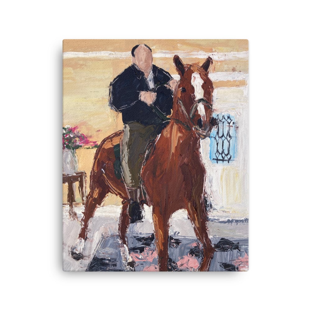 Image of Tony on a pony (canvas prints) 16” x 20”