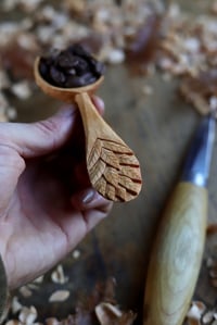 Image 5 of Falling Leaf- Coffee Scoop 
