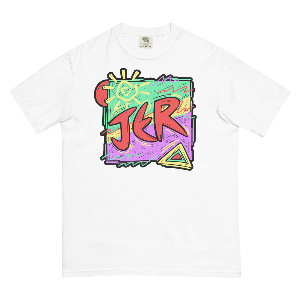 Image of JER | Radical 90s White T-Shirt (Comfort Colors)