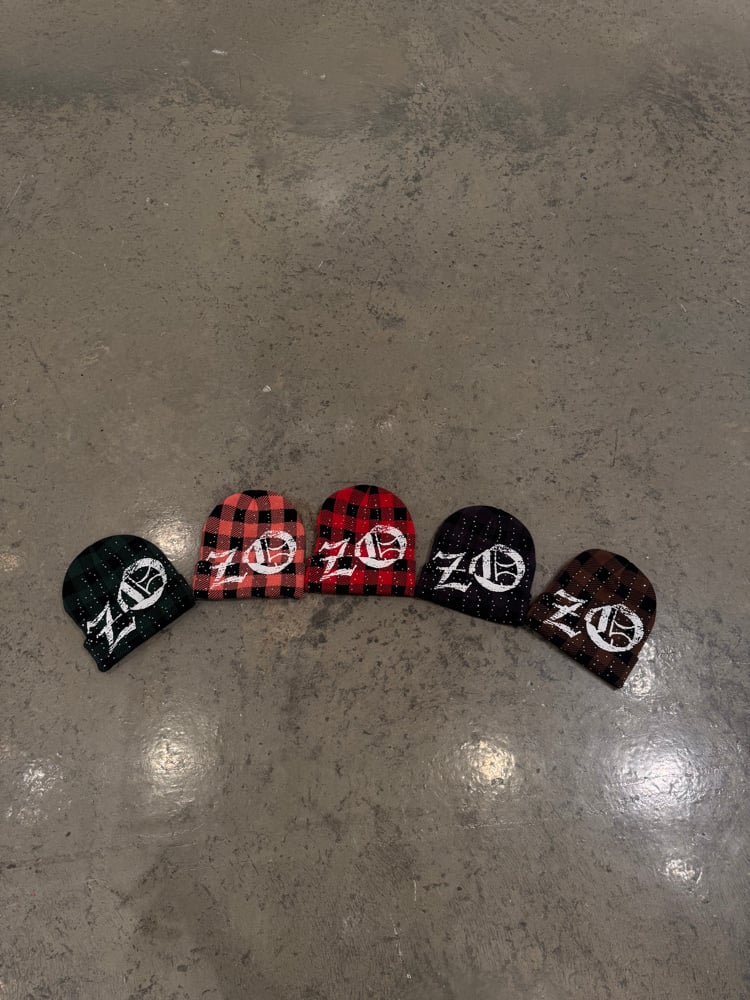 Rhinestone ZO Beanie (Red)