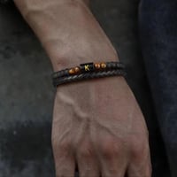 Image 1 of Men initial bracelets