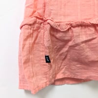 Image 3 of GAP Girls Swiss Dot Flutter Sleeves Peach Dress