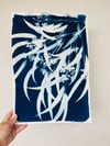 A3 Original Gum Leaf Cyanotype