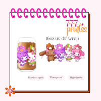 Kawaii Mochinut UV DTF Cup Wrap