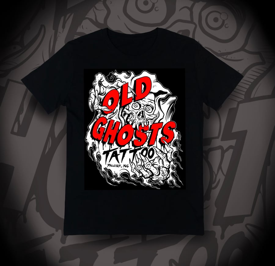 Image of Old Ghosts Tattoo Reaper shirt 
