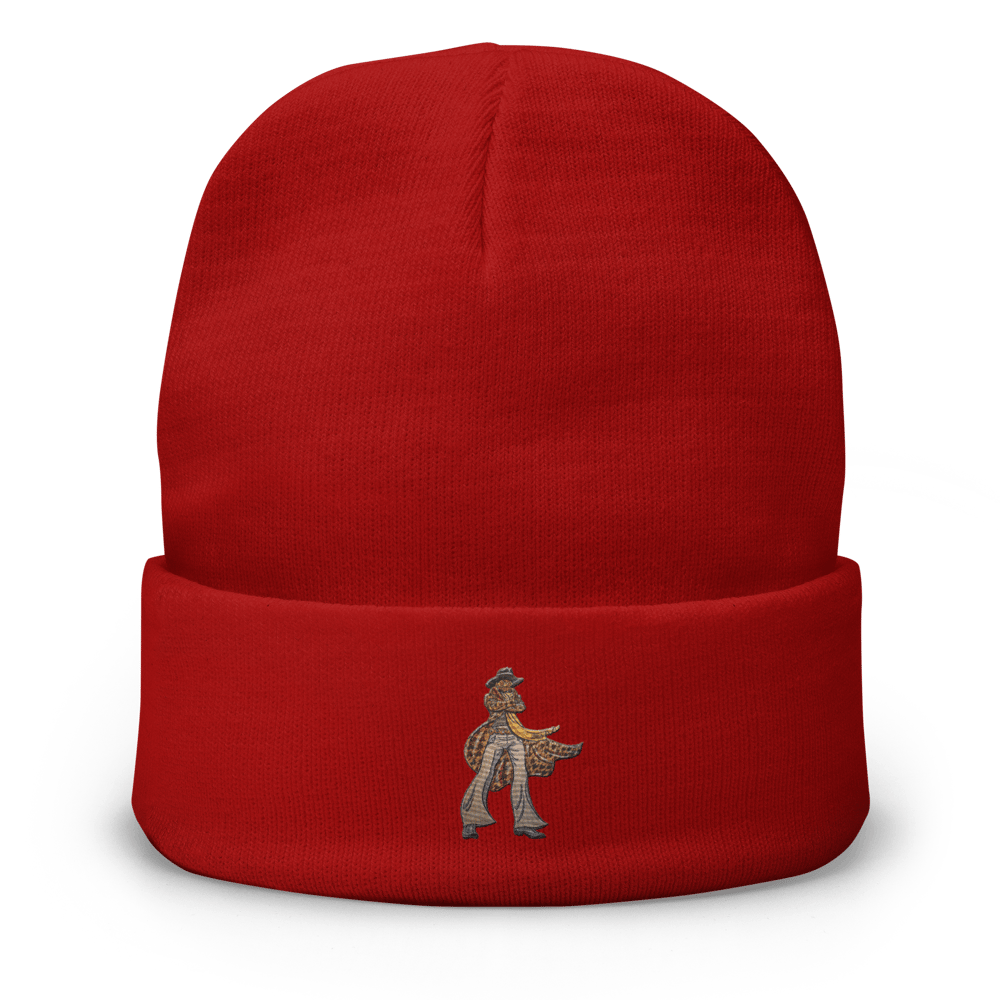 "SalvadorAudi" SLO Embroidered Beanie [ART ILLUSTRATED BY GREGORY HAWKINS]