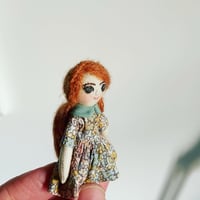 Image 4 of Tiny Handmade Dolls 3" tall Dollhouse doll B