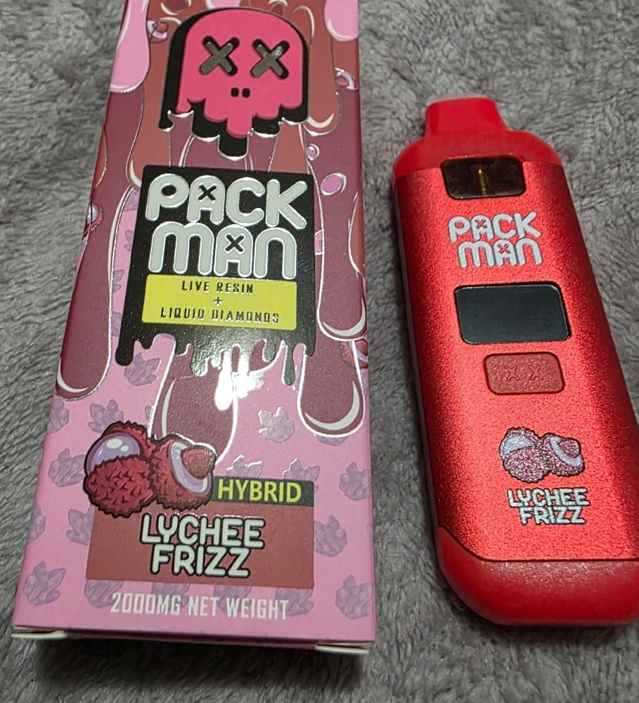 2 gram pac man carts grape & cherry 