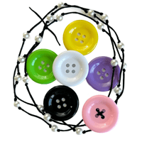 Image 2 of Button Choker Necklace