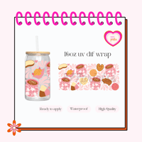 Pan Dulce Tal UV DTF Cup wrap