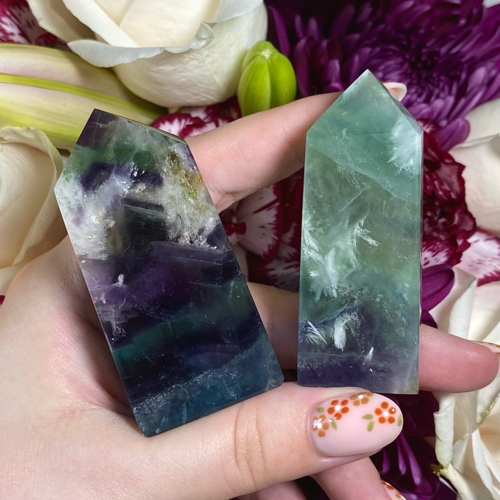 Image of Feather Fluorite Tower