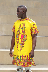 Image 3 of The Sika shirt-  bright yellow 