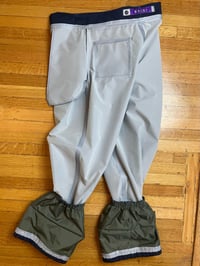 Image 8 of NAVY EXTRA-BAGGY TECH LIZARD PANTS