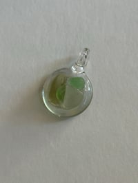 mini sea glass pendant #11