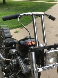 Image 1 of Stainless Extended Cast Riser With Chrome Drag Bar 