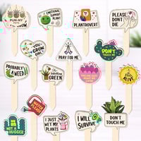 Image 2 of Pun Plant Stakes – Set of 3