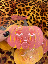 Image 2 of Pink Pumpkin Crying Heart 