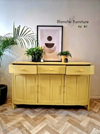 Image 3 of Stunning Curved Sideboard by Nathan in Mustard Yellow