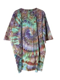 Image 7 of XXL Adult 100% Combed Cotton T-Shirt in Alchemy Spiral Ice Dye 