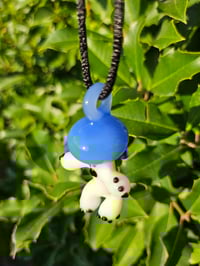 Image 4 of Blue & White Shroom Guy