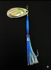 Candy Blue w/Hoochie, blade options available. 