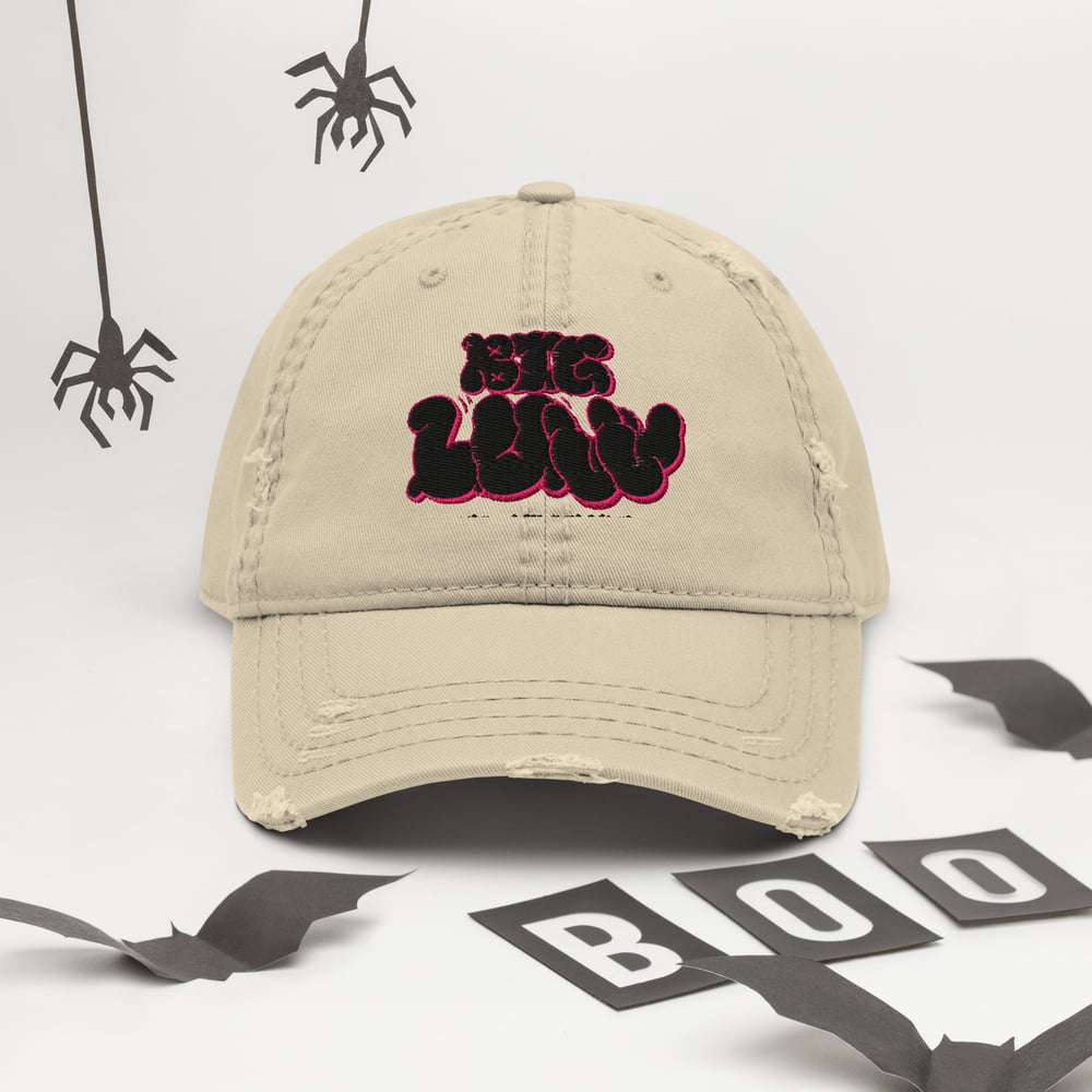 Image of Distressed BL Dad Hat 