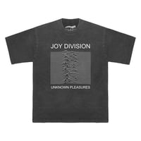 Image 6 of Joy Division Unknown Pleasures Premium T-Shirt – Vintage Washed Unisex Post Punk Tee