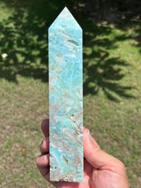 Image 11 of Blue Aragonite Tower #2838