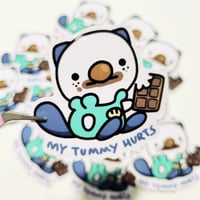 My Tummy Hurts Sticker