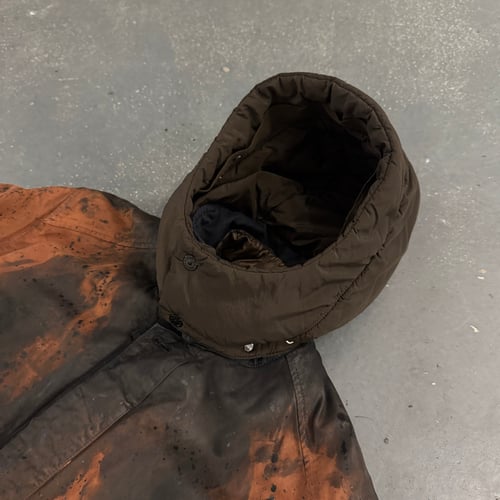 Image of AW 2014 Stone Island Raso Hand Painted Tortoise Shell 2 in 1 jacket, size large