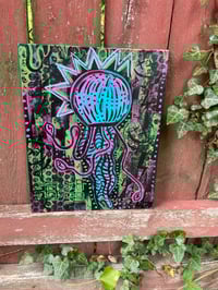 Image 2 of jellyfish FLAT canvas