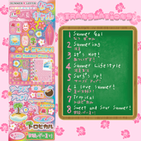 Image 2 of Summer Gal Diaries Sticker Sheet