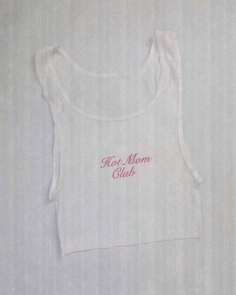 Image of HOT MOM CLUB CROPPED TANK - PRE-ORDER