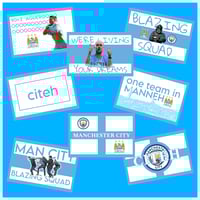 Manchester City Sticker Bundle