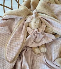 Image 2 of COUVERTURE 100x130  VICHY NUDE