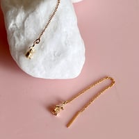 Image 2 of Rose threaders - gold