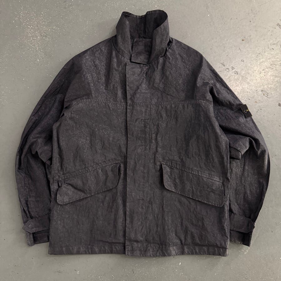 Image of SS 2008 Stone Island Spalmatura Paper Jacket, size large