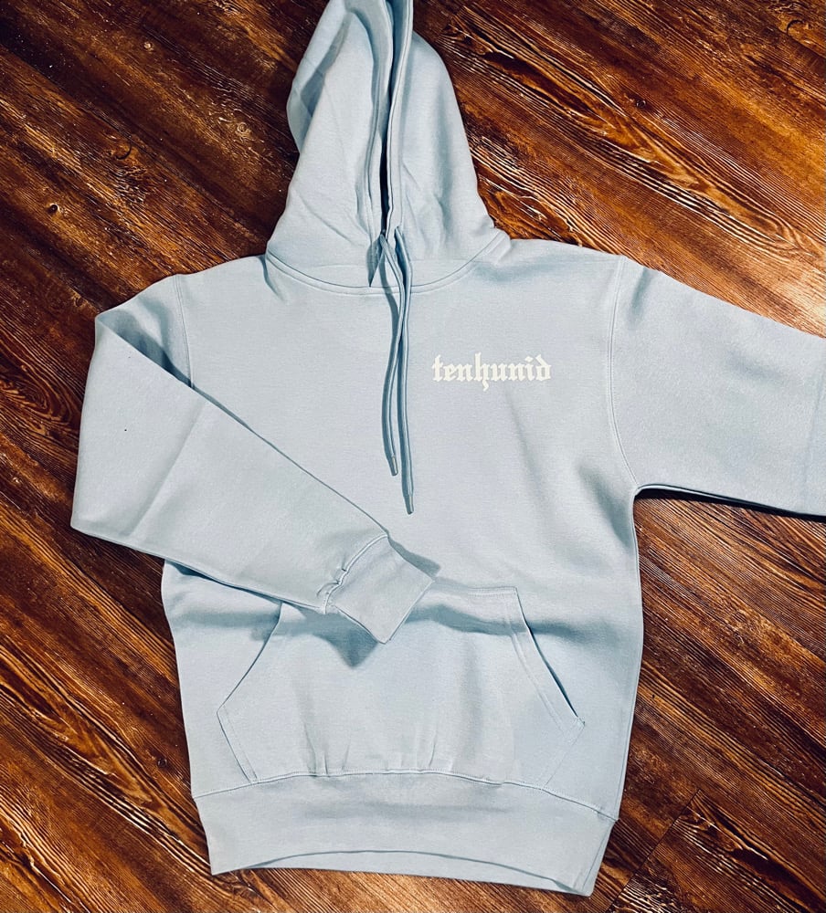 TenHunid Floral Hoodie (Baby Blue)