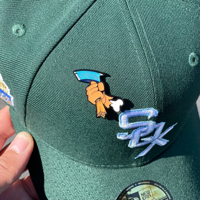 Bad To The Bone Pin - Icy