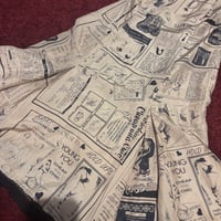 Image 10 of silk moschino pin up newspaper dress