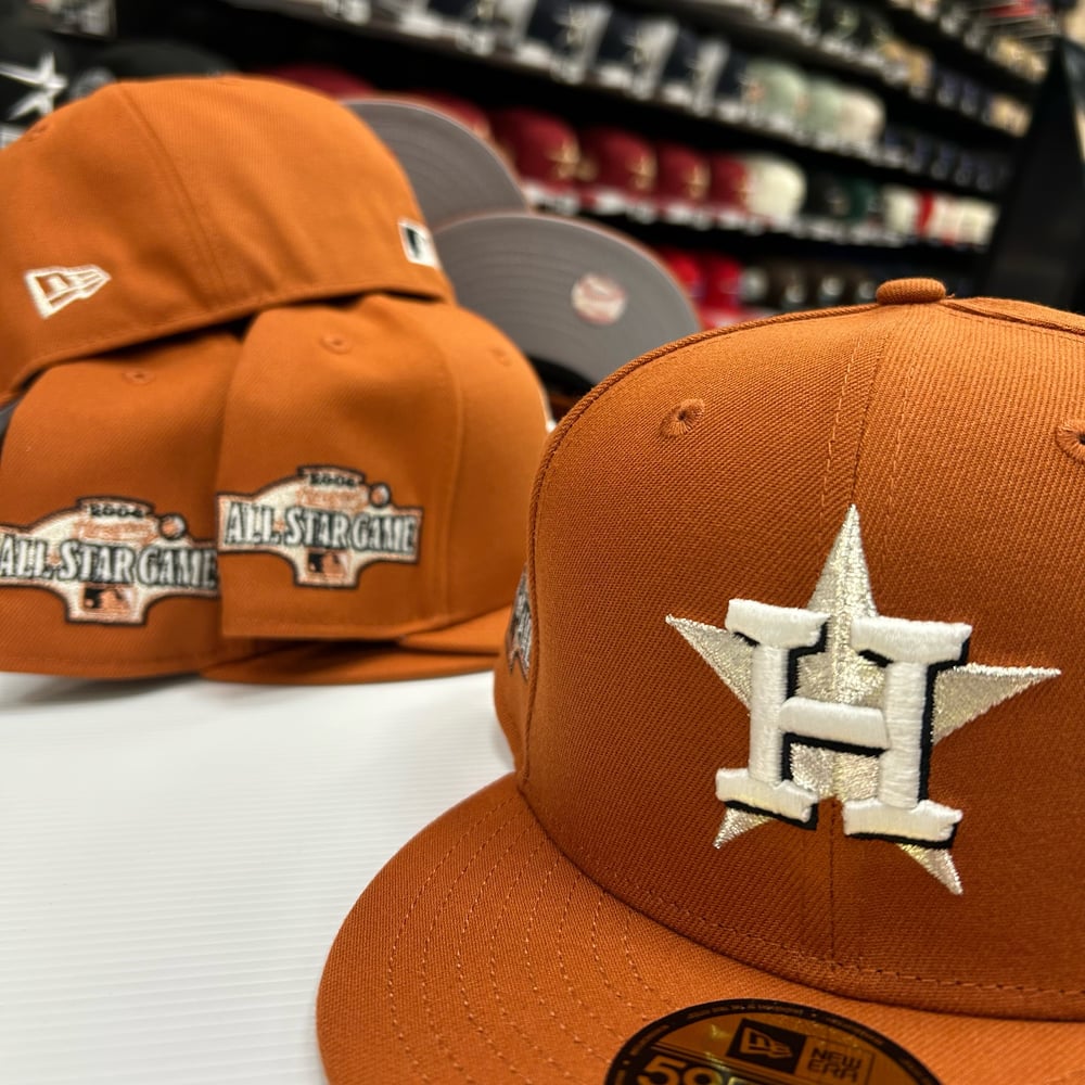 New Era 59Fifty Rust Orange Platinum Glow