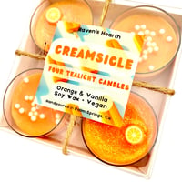 Image 2 of Creamsicle Tealight Candles