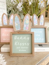 Image 1 of SALE! Floral Bunny Signs ( 3 Options )