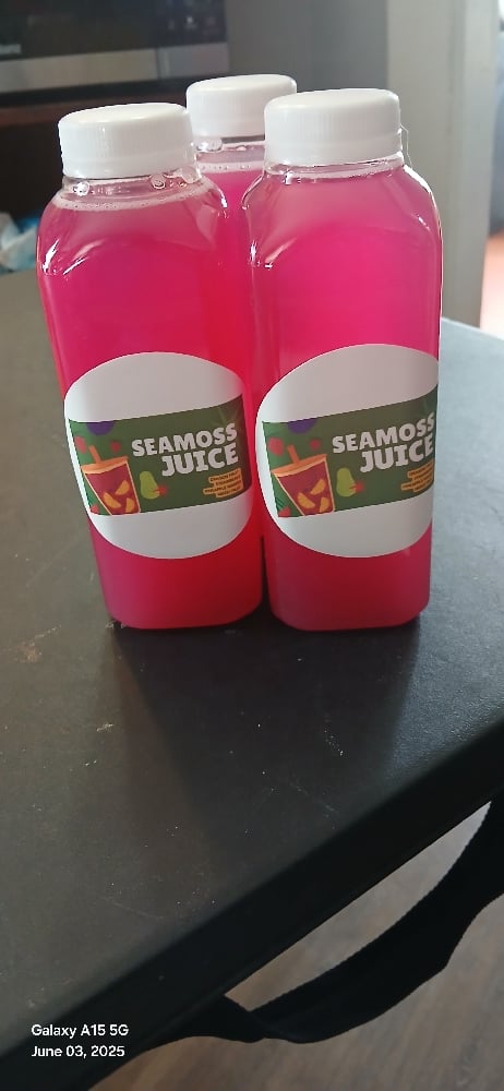 Image of Dragon Fruit seamoss juice  6 pack